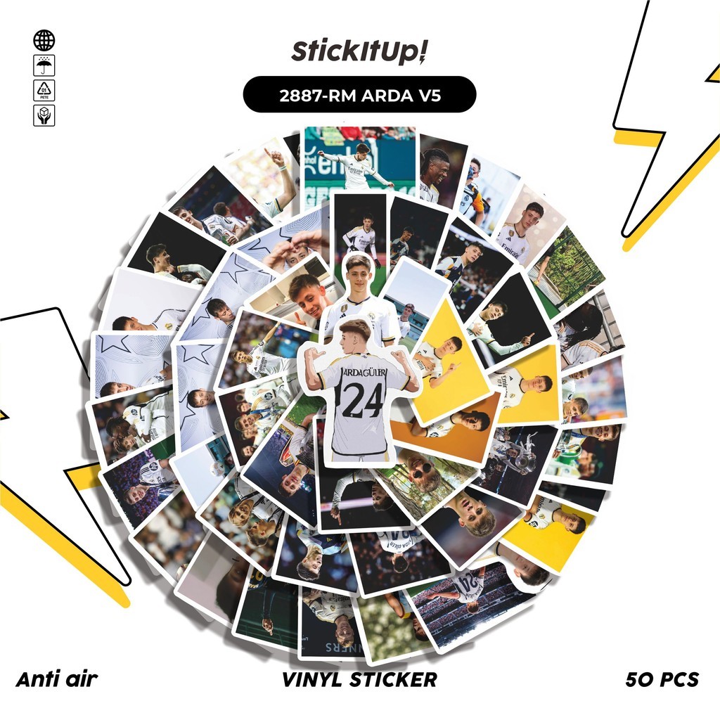 

COD 50 Pcs Stiker RM ARDA V5 Lucu Anti Air Untuk Dekorasi Notebook Sepeda Skateboard Handphone DIY