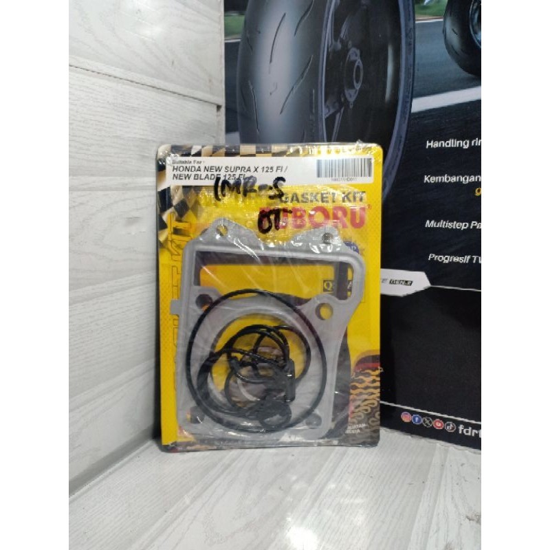 TOP SET TOP SET PAKING ATAS SET HONDA NEW SUPRA X125FI/NEW BALDE125 FI FUBORU ORIGINAL