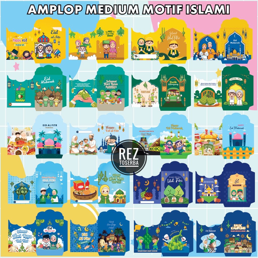 

Paket 100 PCS Amplop Lebaran 2025 | Amplop Motif Lucu