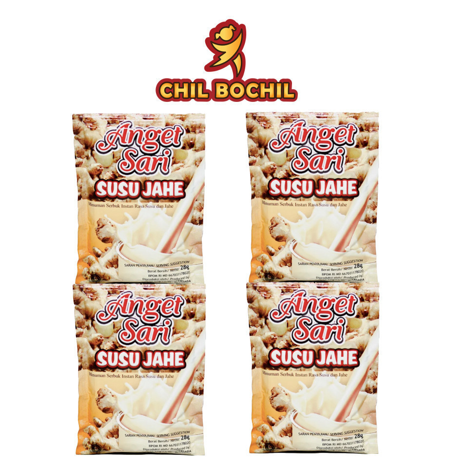 

ANGET SARI SUSU JAHE RENCENG ISI ( 10 SACHET X 25 GRAM ) - SERBUK INSTAN RASA SUSU DAN JAHE RENCENG ISI 10 SACHET X 25 GRAM - CHIL BOCHIL