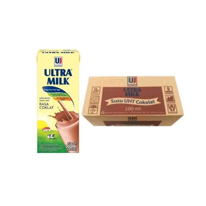 

Ultra Milk Cokelat Susu UHT 1 Karton (24 x 200ml)