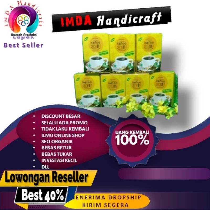 

IMDA HANDICRAFT PAKET 7 PCS KOPI BIKLA KOPI REMPAH NUSANTARA Kopi Berkualitas BOX 20 SACHET