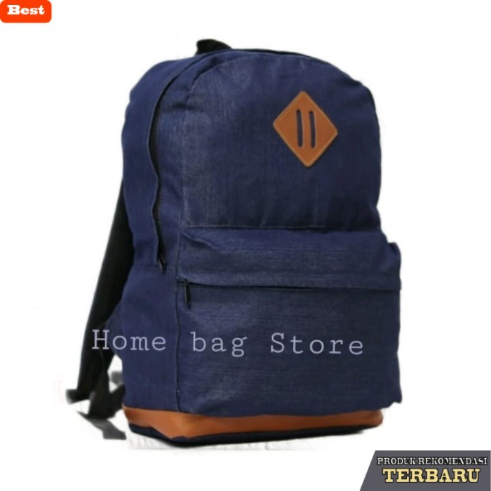 tas ransel pria murah berkualitas Tas Ransel Pria wanita Bahan jeans Denim Tas Sekolah Tas Pria back