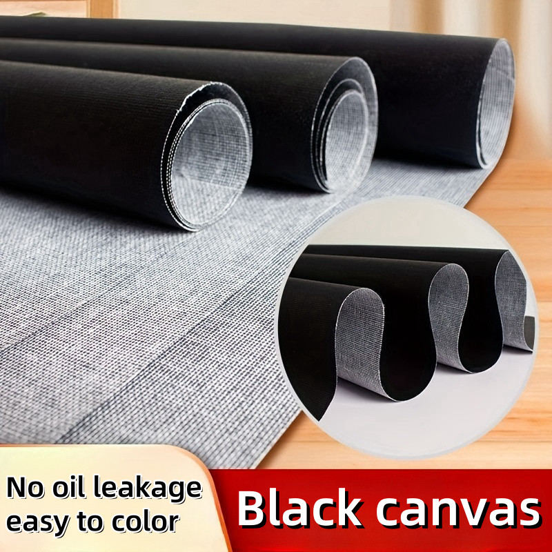 

3-Meter Black Oil Painting Canvas Professional For Oil Painting Acrylic Pigments And Art Supplies Artistic Creation
