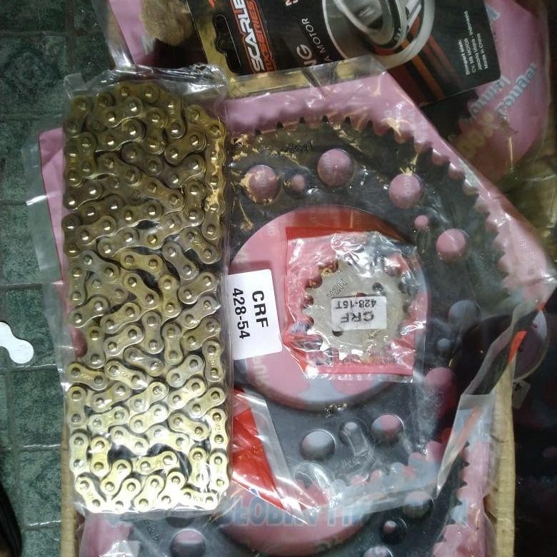 Gearset Gir honda CRF 150 L KLX 150 DTRACKER ukuran 44 - 56 VZM