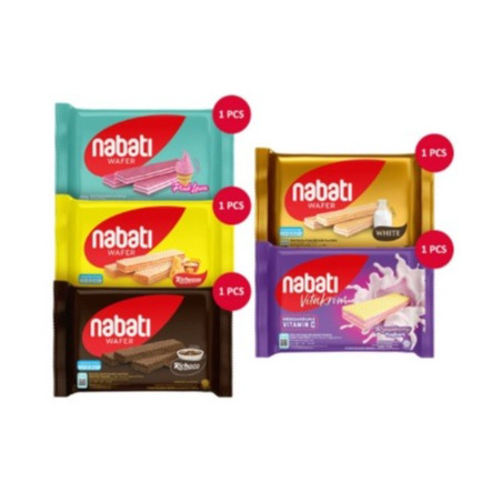 

NABATI Wafer 39 gr Reguler varian rasa - pengedarjajan