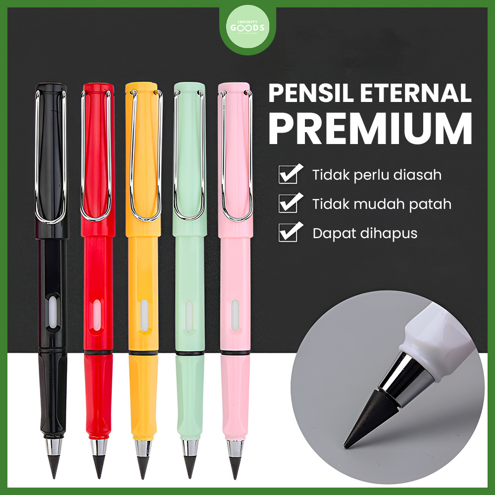 

KAN Eternal Pensil Premium / Pensil Eternal Abadi Tak Bisa Habis