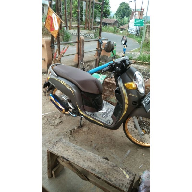 STRIPING TRANSPARAN SCOOPY DONAT OLD 2017-2018-2019 COSTUM STAYLIS