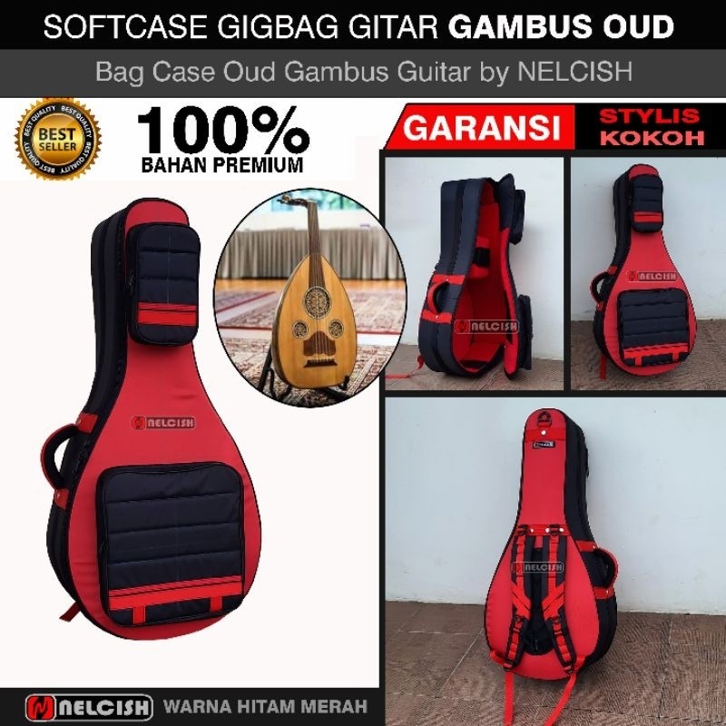 Softcase Tas Gigbag Gitar Gambus OUD Guitar Akustik Elektrik NELCISH