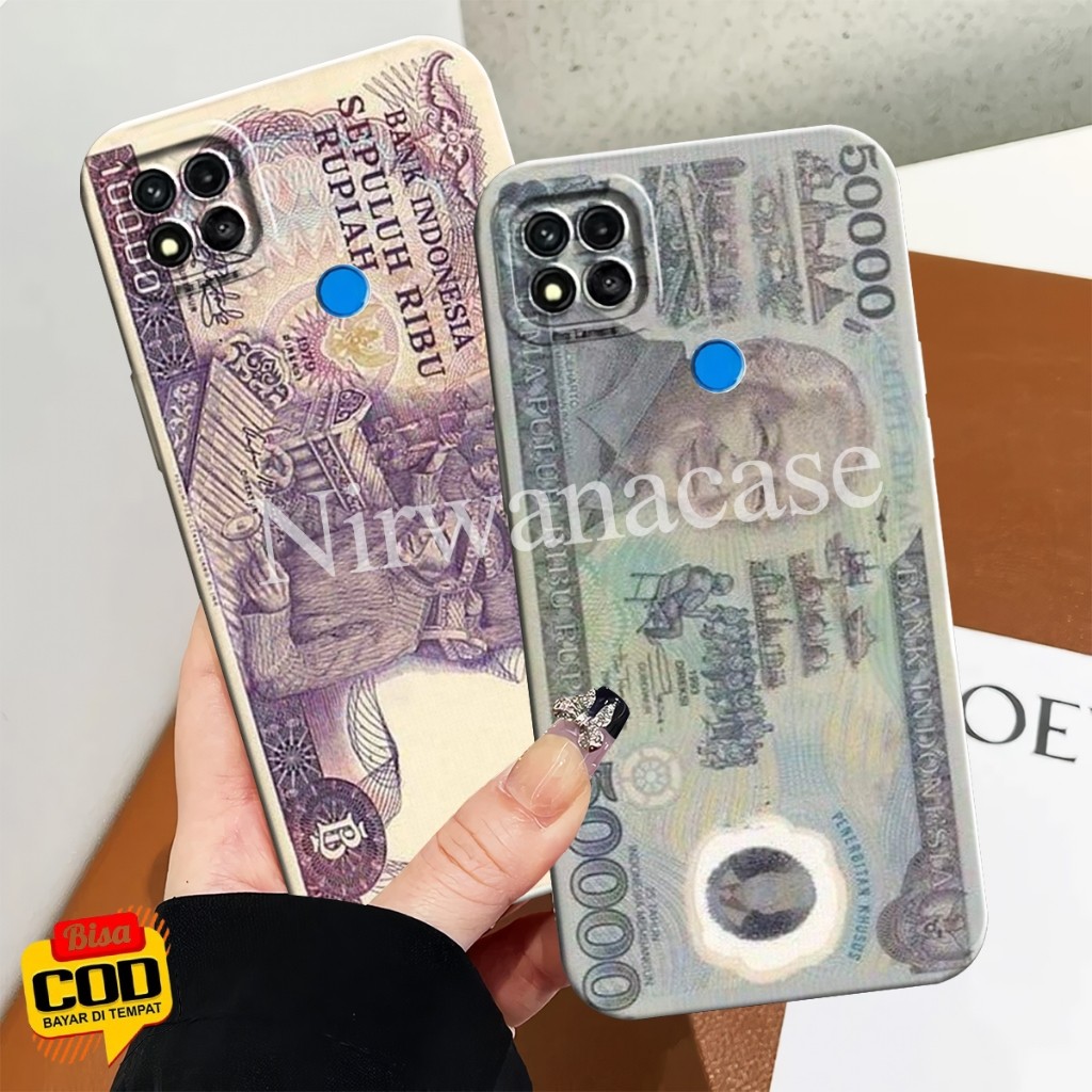 Softcase Hp Redmi 9C / Redmi 9A / Redmi 10A / Redmi 10C / Poco C40 Motif Mata Uang Lama case Pro Cam