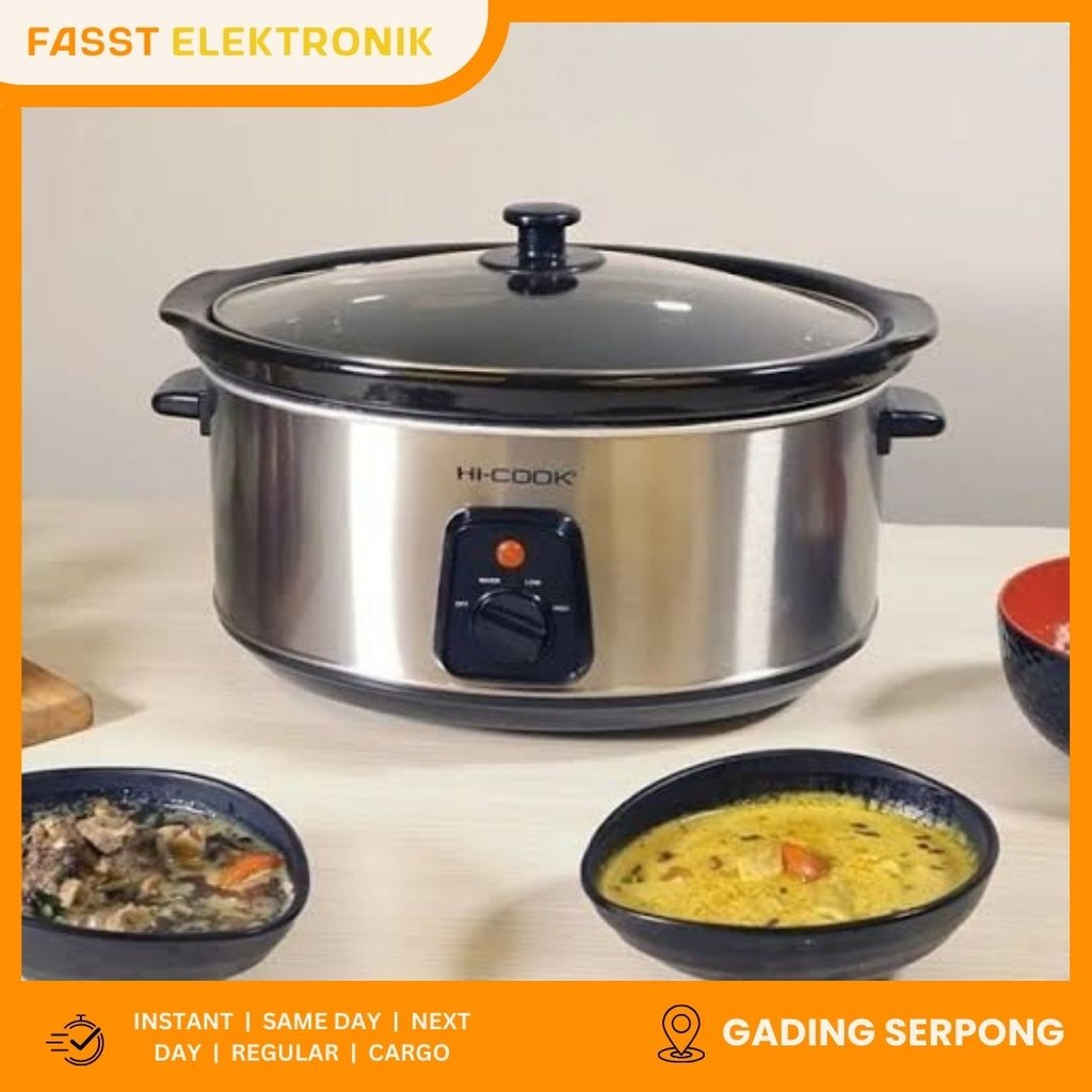 HI-COOK Slow Cooker 6.5 Liter SC-65