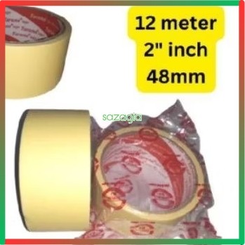 

(SG) MASKING TAPE LAKBAN KERTAS 48mm 2 INCH 12 Meter Selotip Kertas 48 mm
