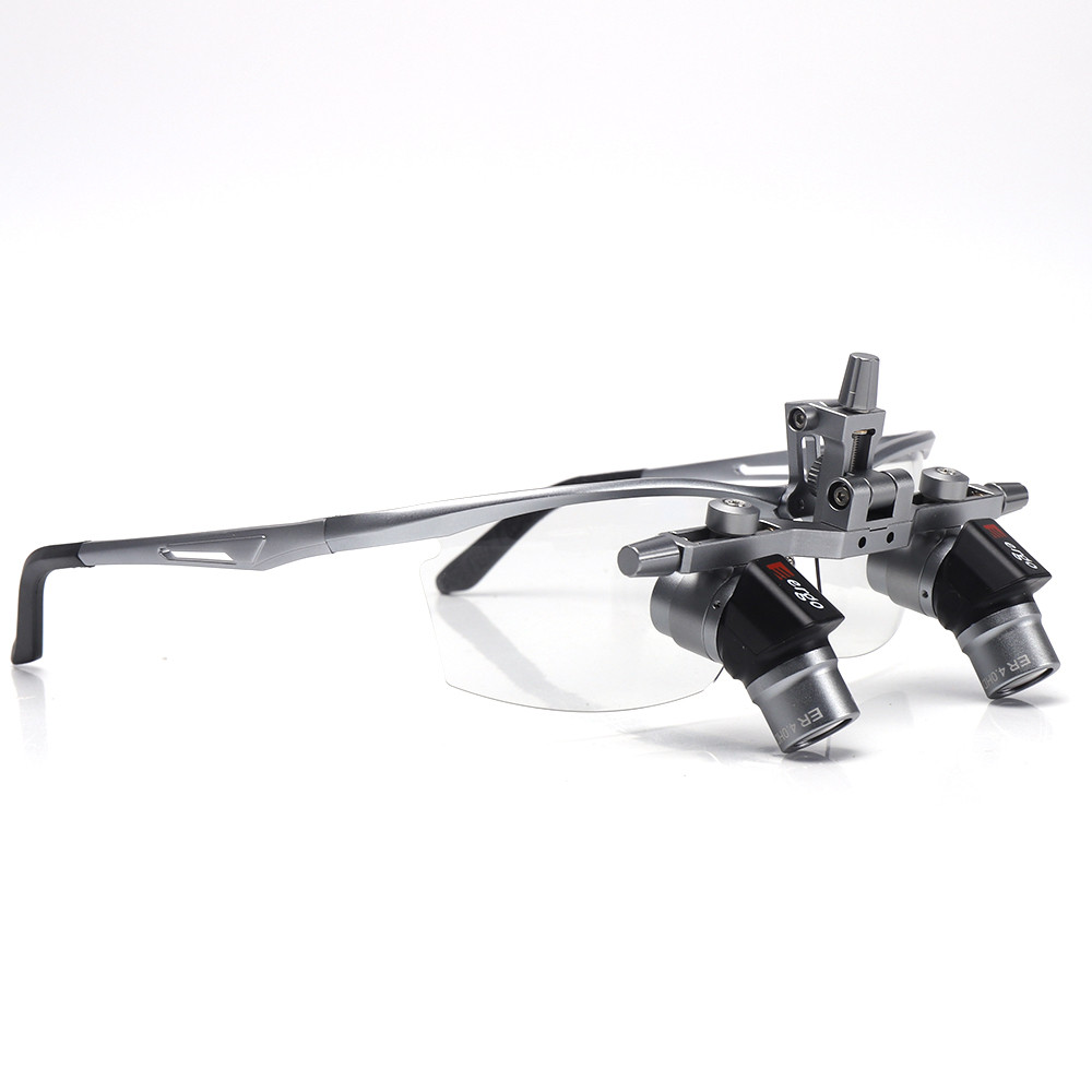 Dental Ergo Loupe 3X 4X 5X Dental Loupe 5W Wireless Headlight Surgical Lamp Magnet Battery Binocular
