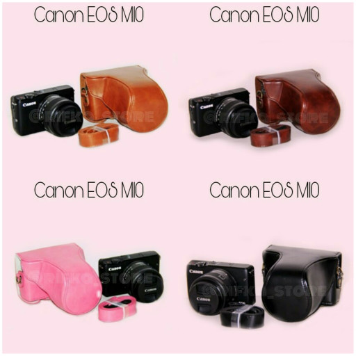 CANON EOS M10 LEATHER CASE CAMERA (TAS KAMERA MIRRORLESS)
