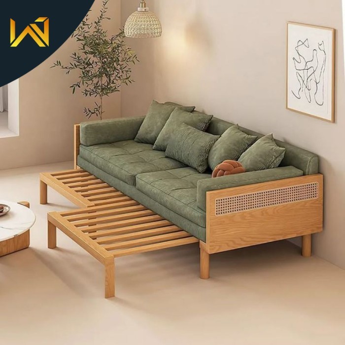 sofa panjang jati sofa bad 3 seater jati