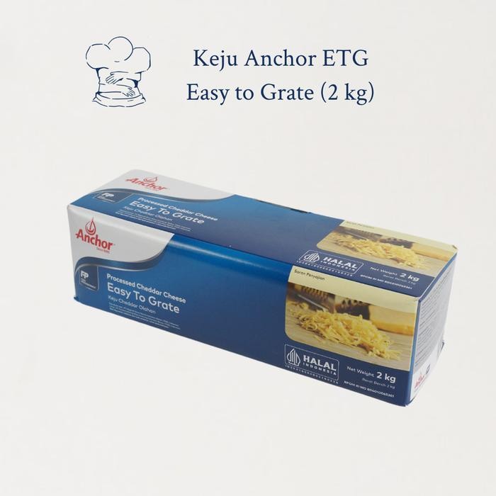 

Keju Anchor ETG 2kg/Keju cheddar Anchor