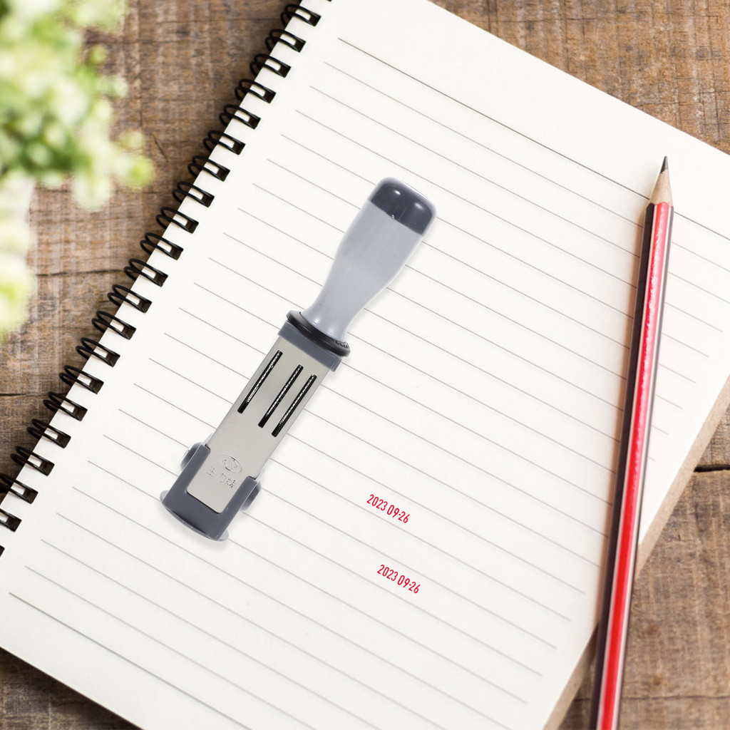 

Date Stamp Material (round 21mm) Multi-use Time Stamper for Add Ink File Stamps Supply Metal Handheld Office
