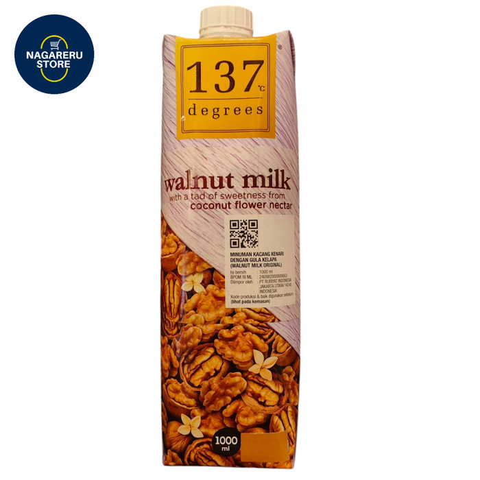 

137 degrees walnut milk coconut flower nectar 1 liter
