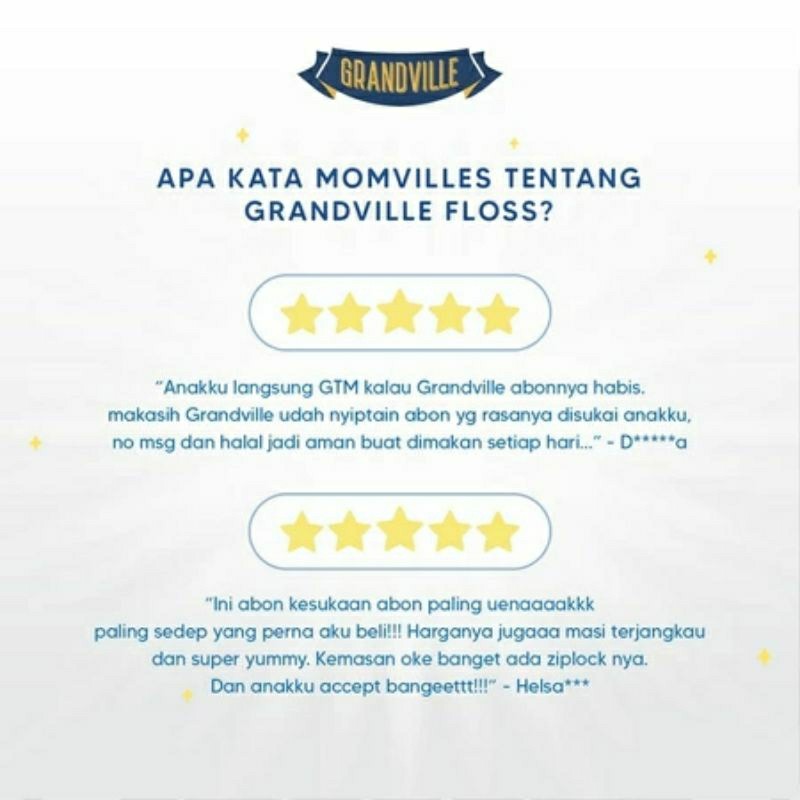 

Grandville Abon 100gr Anak MPASI Ayam Sapi Ikan Non MSG Anak Bayi MPASI 6 8 Bulan 1 2 3 Tahun