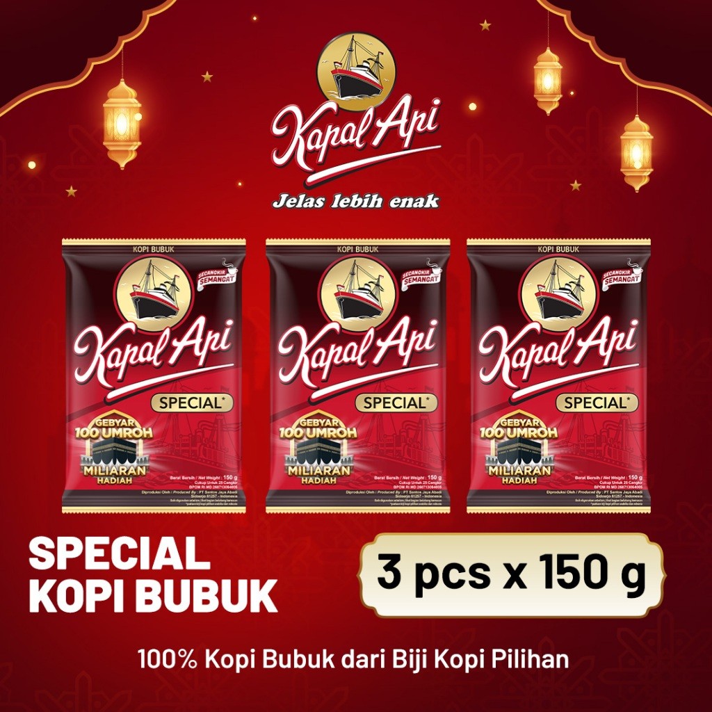 

KAPAL API Special Merah 3 X 150 gr