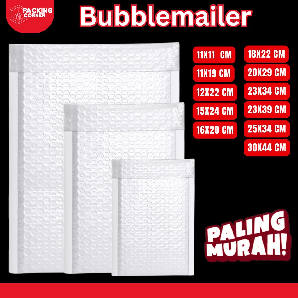 

Amplop Bubble Mailer Putih Polybubble Bag Bubblemailer Packing Online Shop