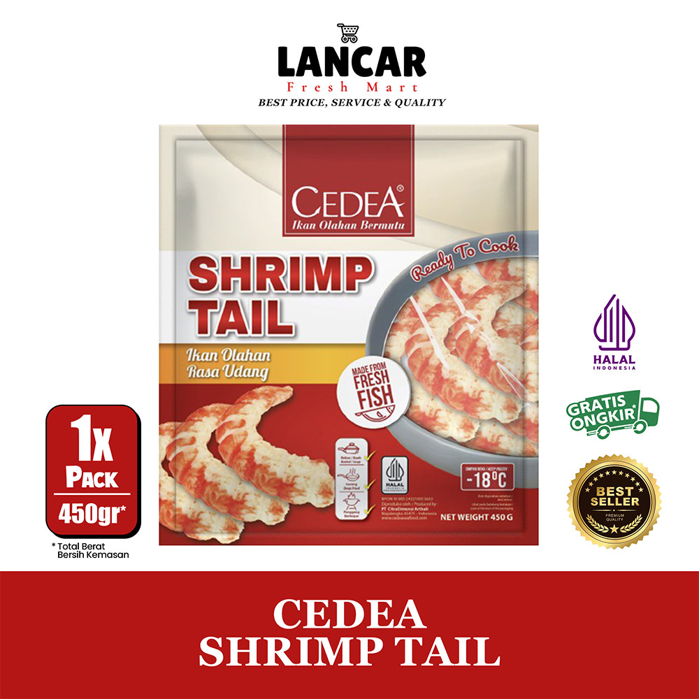 

CEDEA SHRIMP TAIL 450 GR