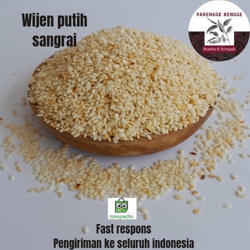 

Wijen putih sangrai 500gr / wijen mateng / white sesame seeds roasted