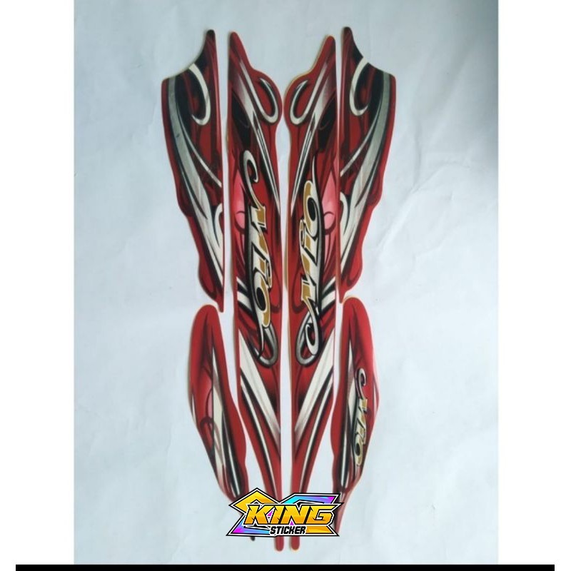 stiker striping mio 2010 merah
