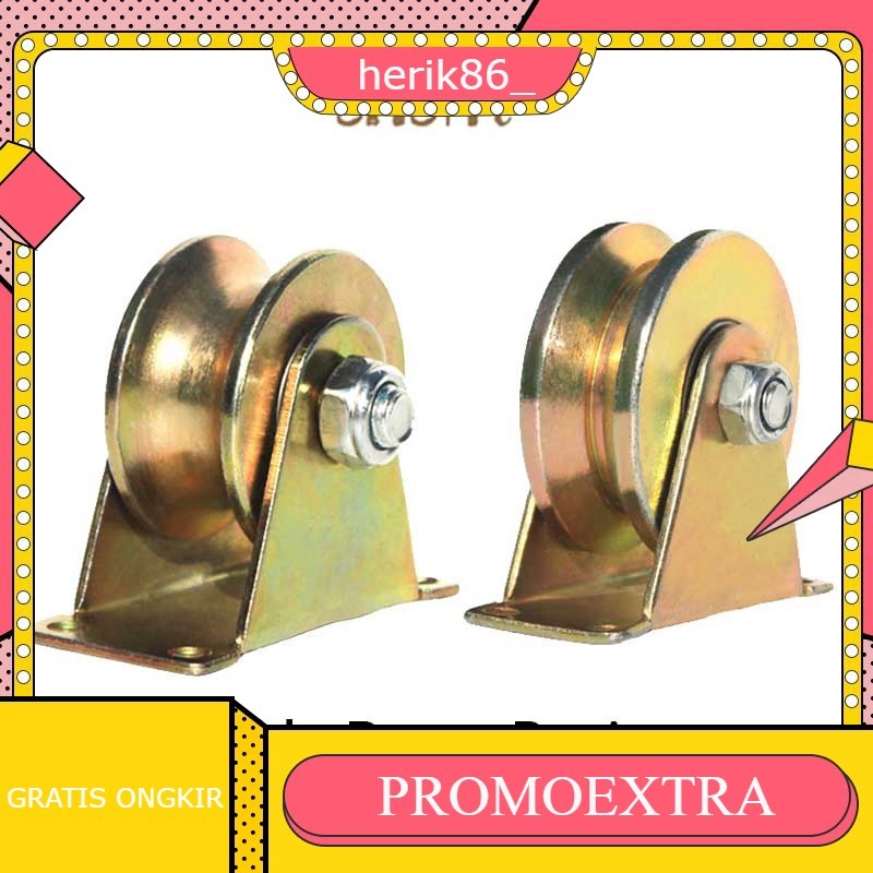 Roda Pagar Besi Roda Gerbang Pagar Roda Rel Pintu Sliding Roda Pagar Dorong Roda Rel Pintu Geser