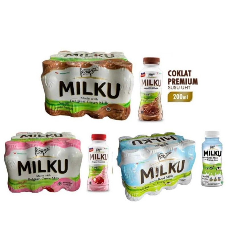 

MILKU Susu UHT 200ml
