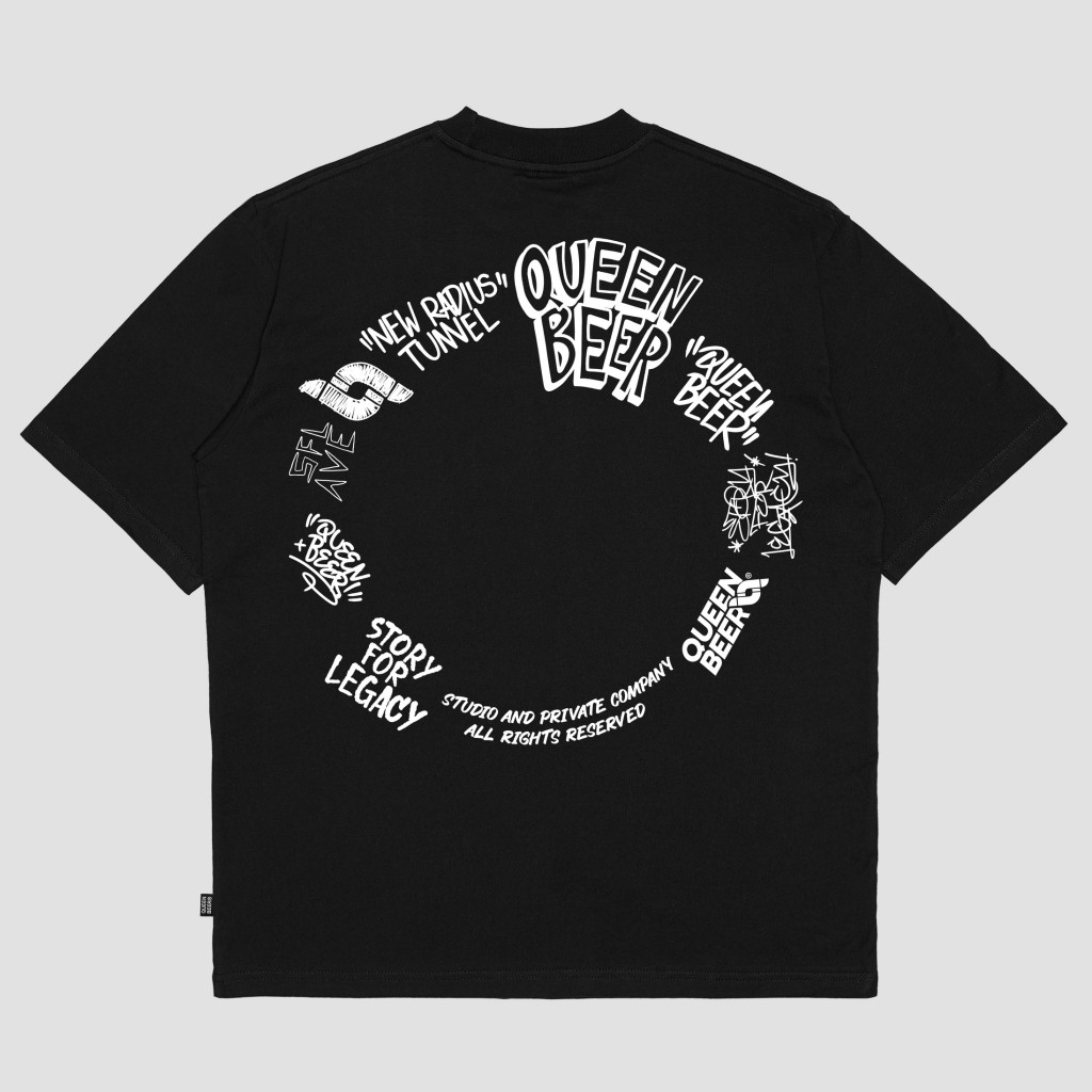 [COD] T-Shirt Kaos Baju skena cowok 2025 Queen Beer Heavyweight COD Tren Unisex