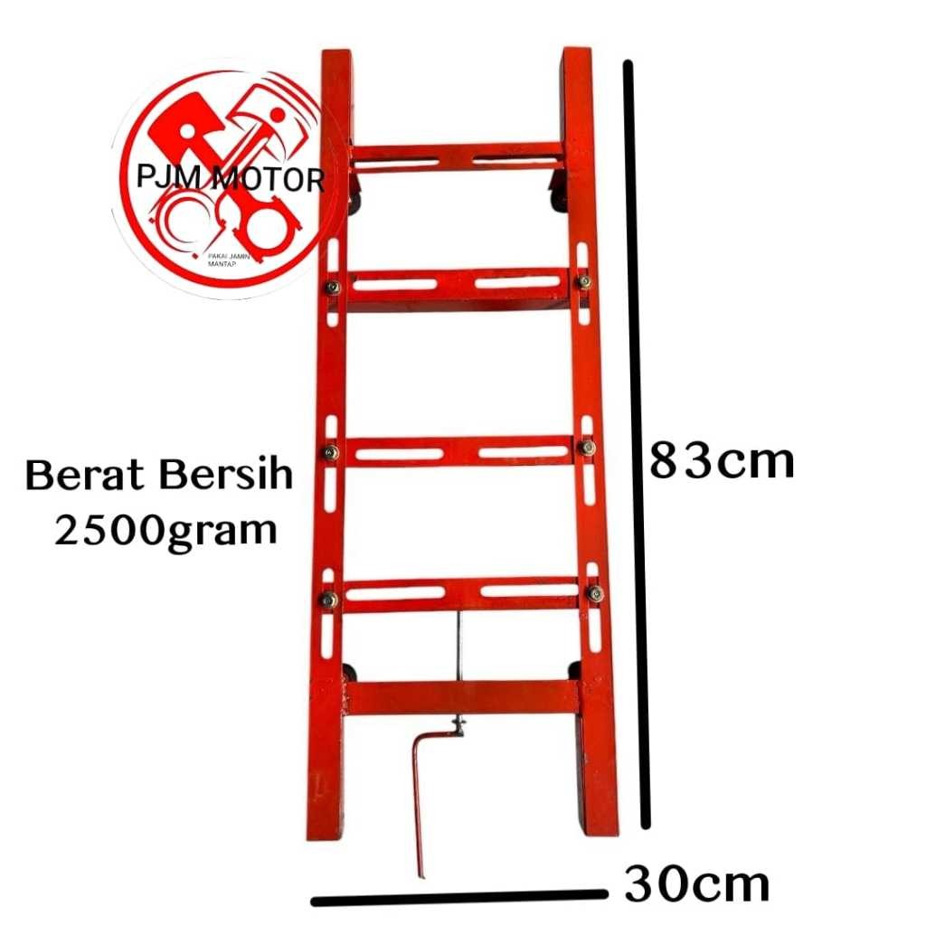 

(MERAH) SASIS SIKU PETAK seksi dudukan rangka power sprayer doorsmeer cuci mobil motor LOKAL INDONESIA amplas
