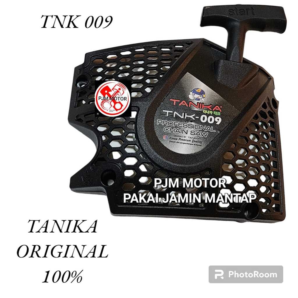 

TNK009 recoil starter tarikan kap engkol mesin chainsaw senso sinso tanika 009 amplas
