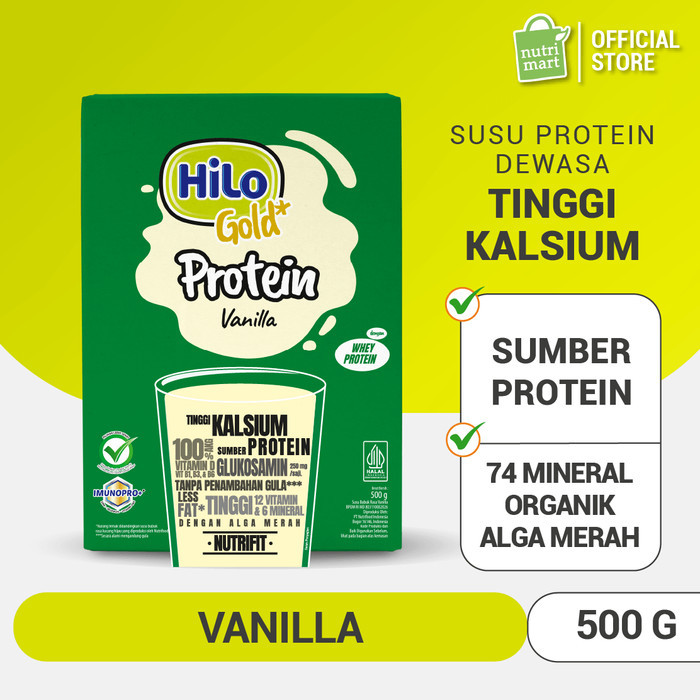 

HiLo Gold Vanilla 500gr - Susu Tinggi Kalsium