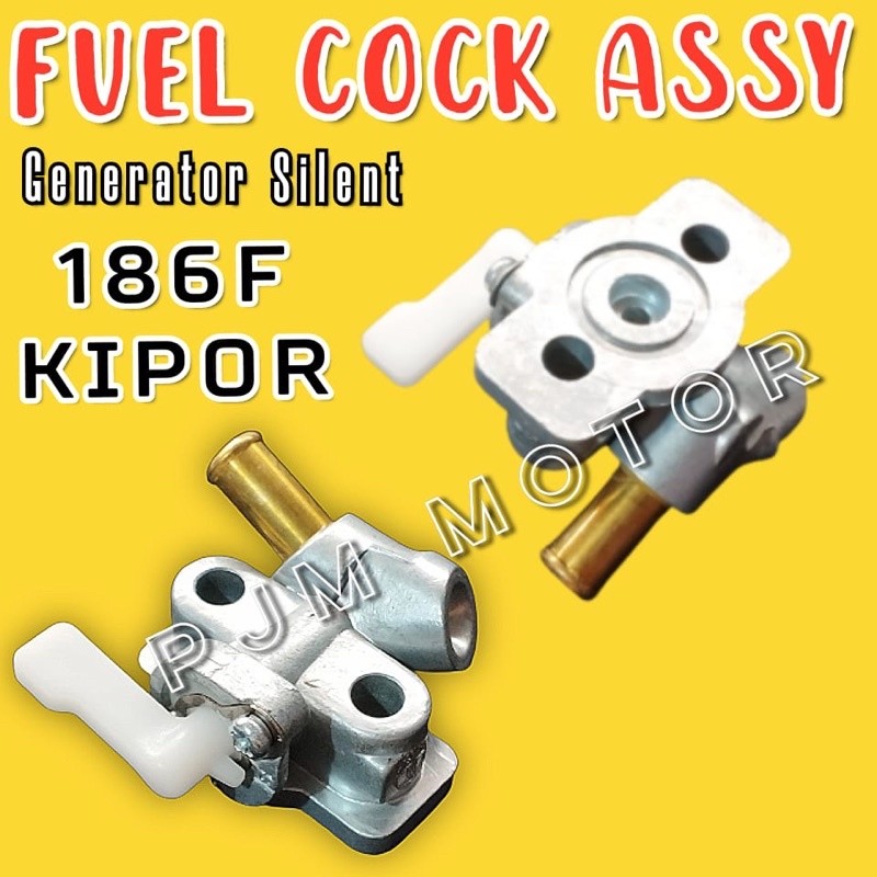 

186 Fuel control valve kran keran bensin solar mesin genset generator kipor silent yanmar kama 186F 186fa amplas