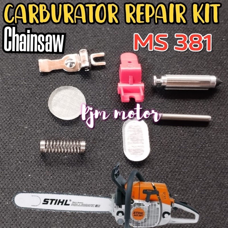 

Ms381 Repair kit Isi dalam carburator Mesin chain saw stihl sthil Ms381 Jarum pelampung komplit amplas