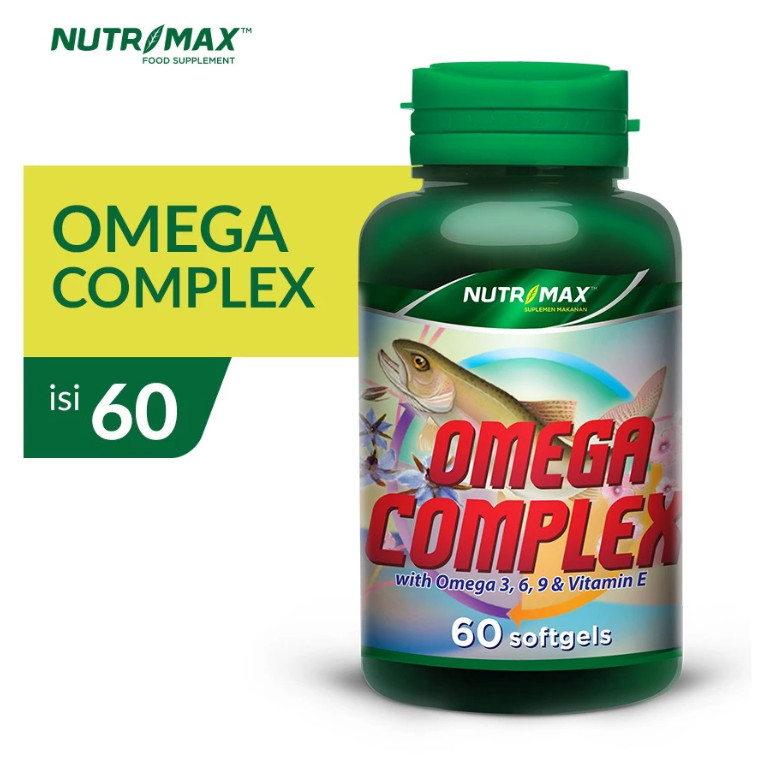 Nutrimax Omega Complex Isi 60 Softgel With Omega 3, 6, 9 Plus Vit. E