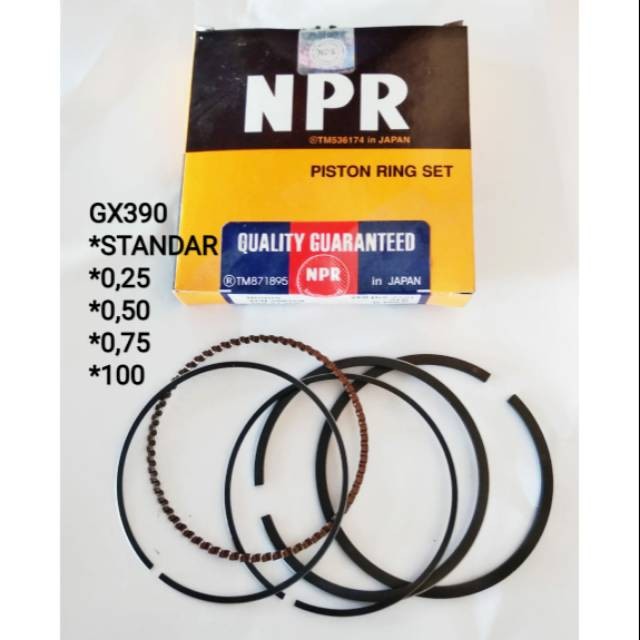 

Ring piston mesin Gx390 Honda 13Hp Ring Seher mesin penggerak genset 5kw 6kw Ec6500 6000 watt amplas