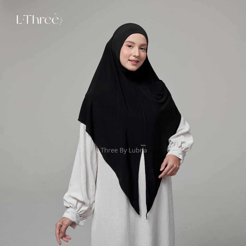 GROHO_SHOP.ID Hijab Instan UKURAN STANDAR Bahan Jersey Premium Model Simple dan Elegant L THree By L