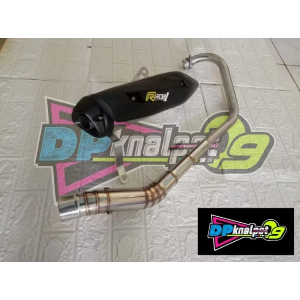 knalpot rob 1 model standard racing VIXION  LEHER KNALPOT SATRIA FU  PIPA KNALPOT JUPITER MX  LEHER 
