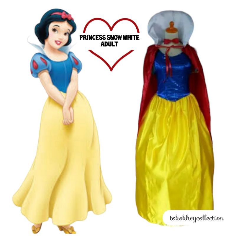 azamtea2STOREPrincess Snow White Dewasa/Baju Kostum Princess Snow White/Cosplay Princess Disney Snow