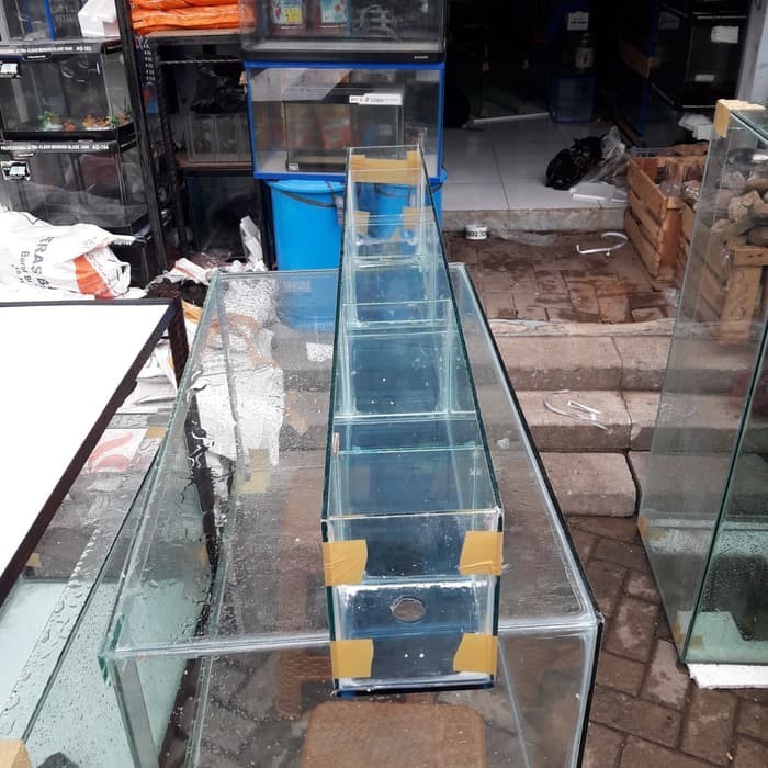 Filter Talang Kaca Aquarium / Top Filter 120x15x20