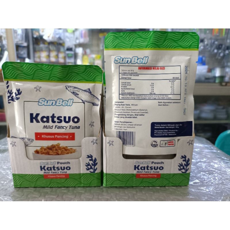 

SUNBELL KATSUO TUNA SACHET 1box isi 12