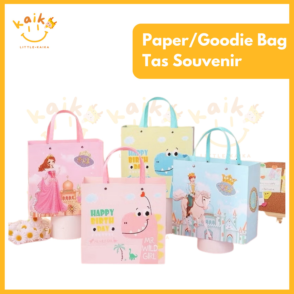 

LITTLE KAIKA | GB70 Paper Bag Goodie Hadiah Souvenir Kado Anak-anak Tas Pouch Hadiah Kado Hampers Lucu