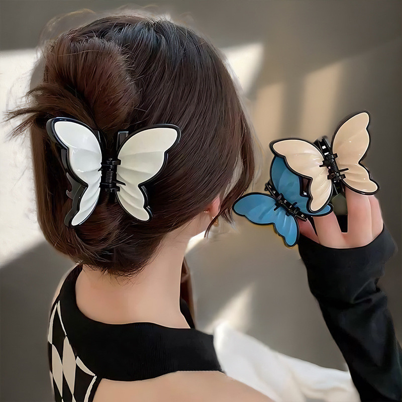 Ukuran Besar Unimese Jepit Rambut Kupu-Kupu 3D Untuk Anak Dan Dewasa Gaya Harian