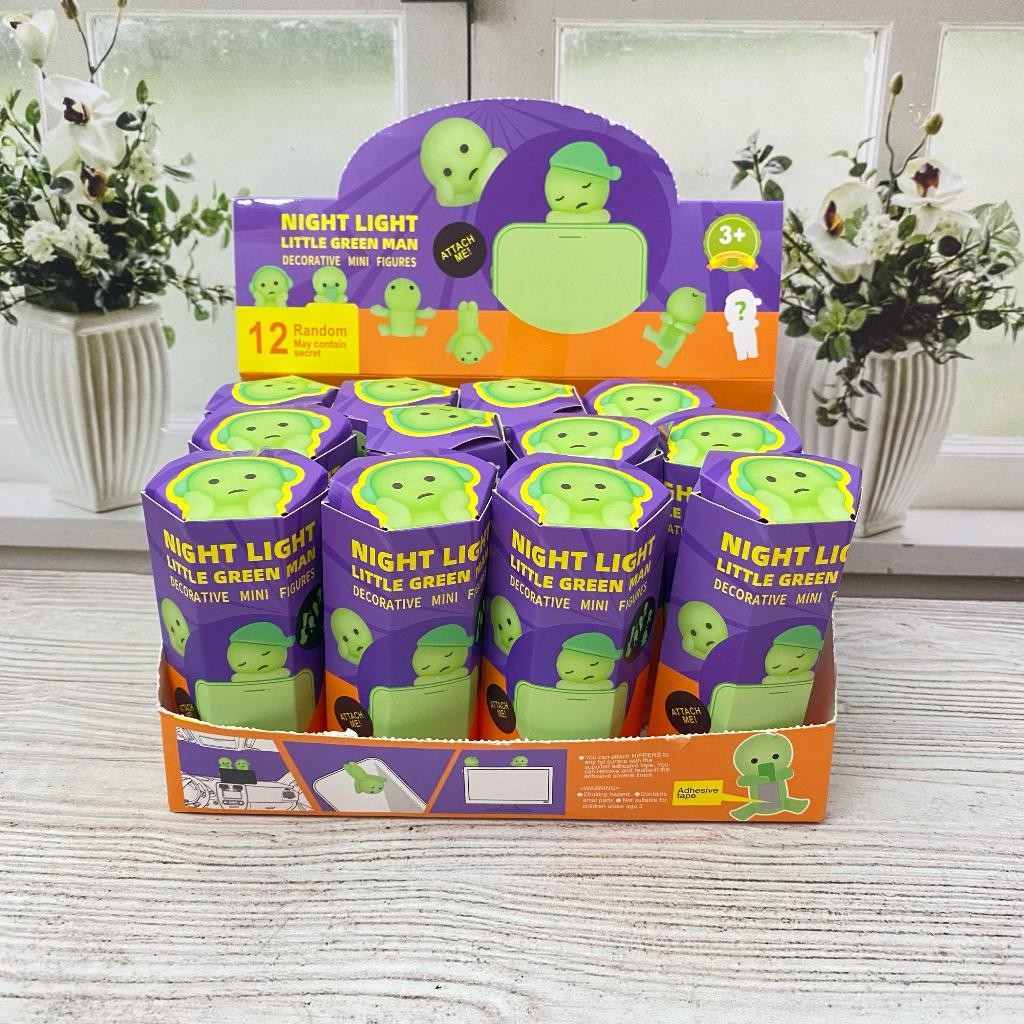 Tempelan Hp Mini Figur 3D SMISKI GREEN MAN MN-1842 Hippers Series Blind Box Varian Random / Tempelan