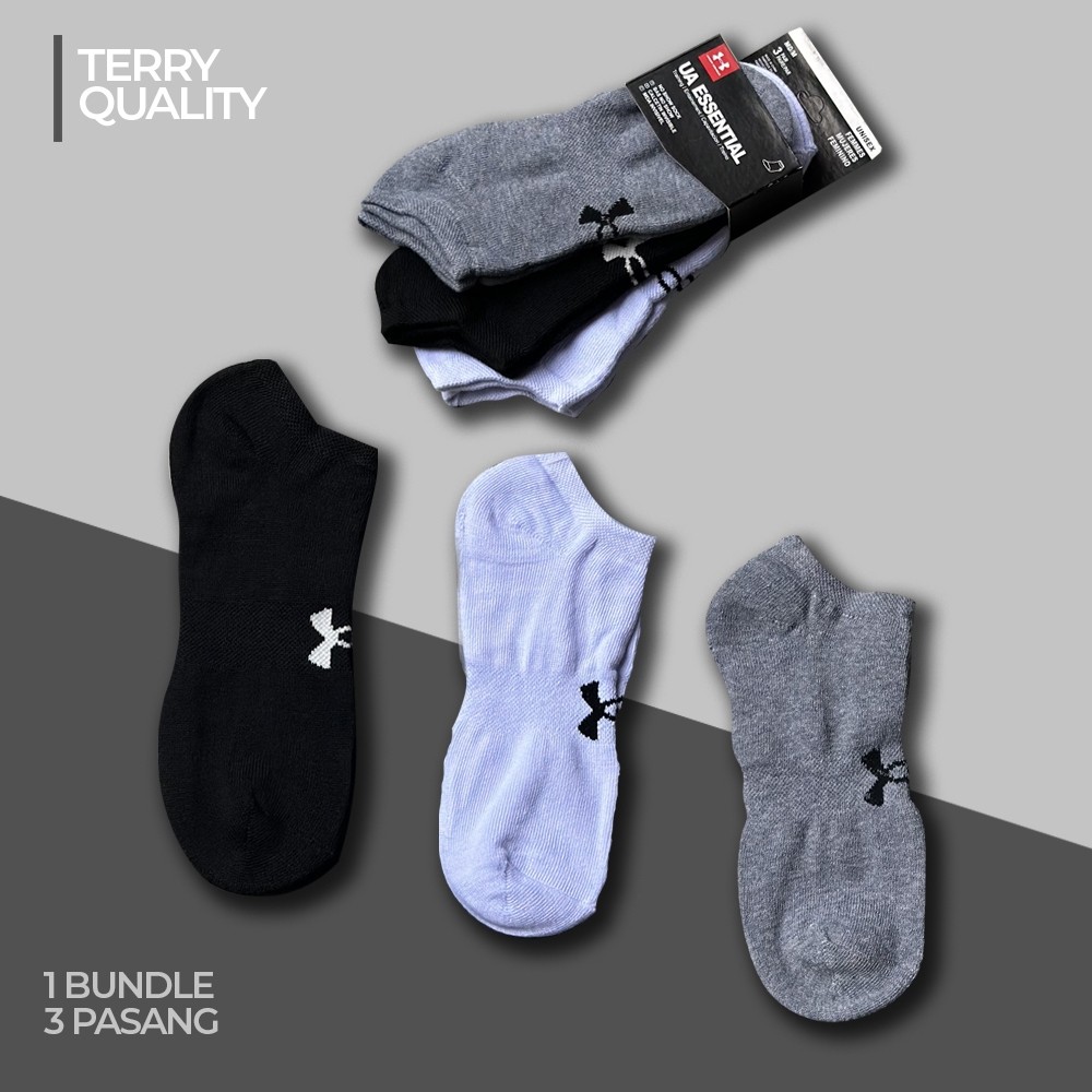 KAOS KAKI UNDER ARMOUR ESSENTIAL MATA KAKI OLAH RAGA