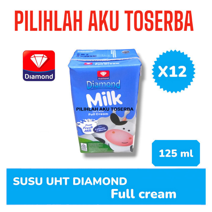 

Susu DIAMOND UHT Full Cream MINI 125 ml - ( HARGA 12 pcs )