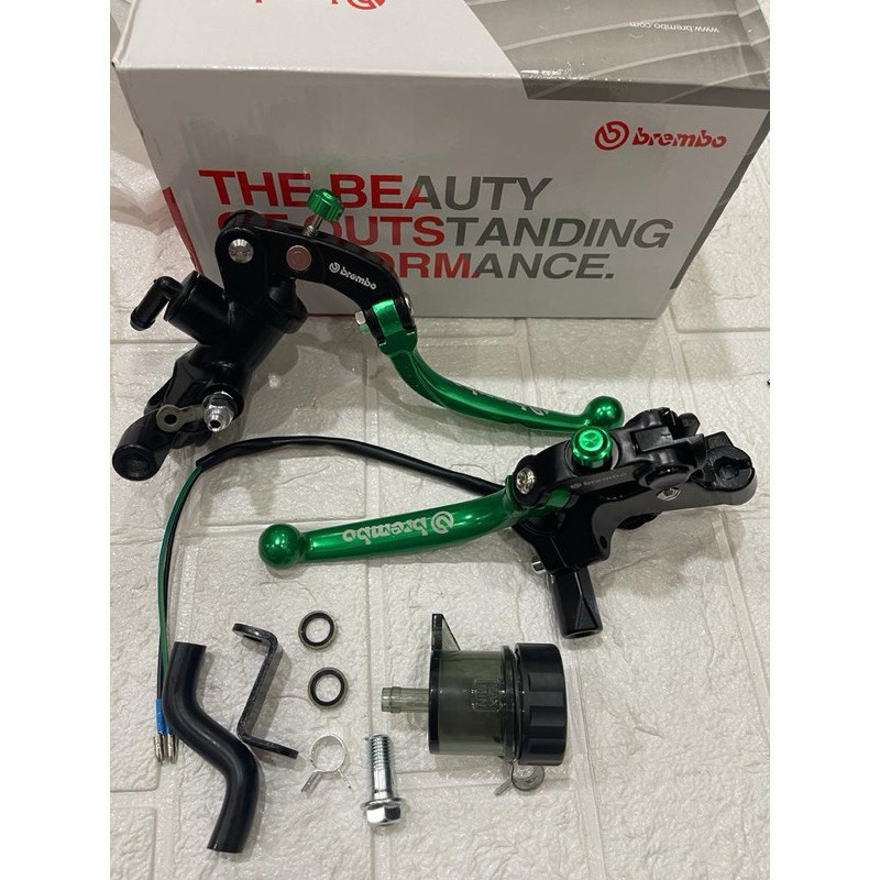 HGH MASTER REM BREMBO ACCOSSATO SET 1 TABUNG ACCOSSATO UNIVERSAL VARIO BEAT SCOOPY R15 R25 RX KING