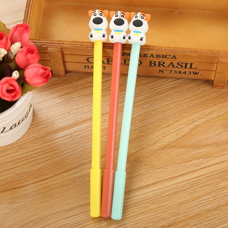 

LPL - Pulpen Gel Karakter Puppy Lucu 0.5mm Pena Motif Doggy 3d Pen Cute Student Alat Tulis Kantor Sekolah Tinta Cair Ujung Lancip